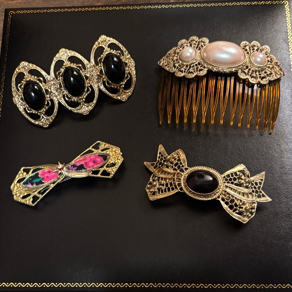 Vintage, Elegant, Hair Accessories